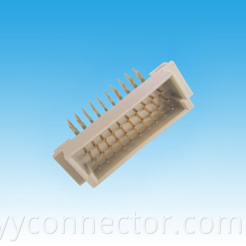 Right Angle Male 30 Position European socket connector
